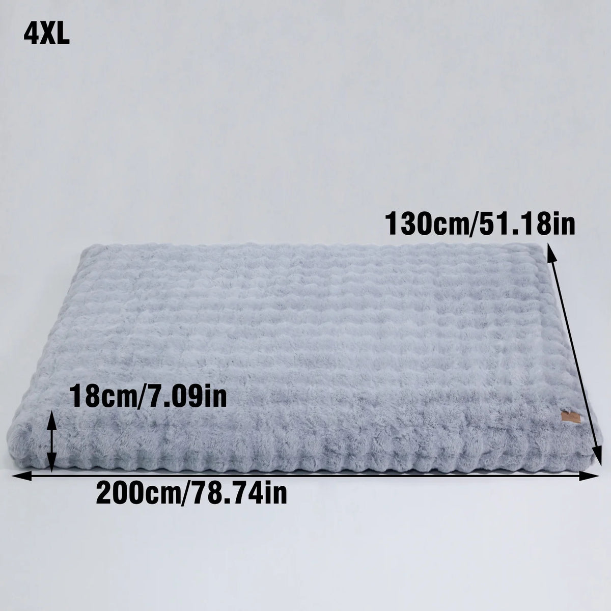 Ultra-soft Plush Pet Bed With Thicker Foam Base That Comes In Multiple Sizes