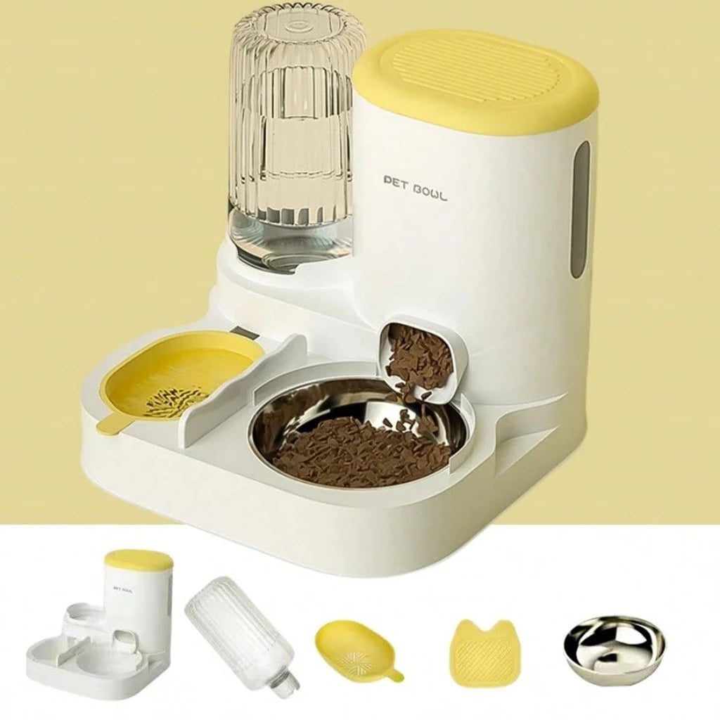 2-in-1 Automatic Pet Feeder and Water Dispenser