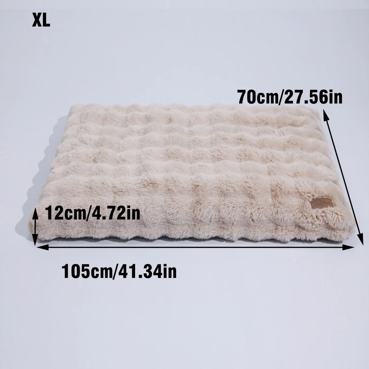 Ultra-soft Plush Pet Bed With Thicker Foam Base That Comes In Multiple Sizes