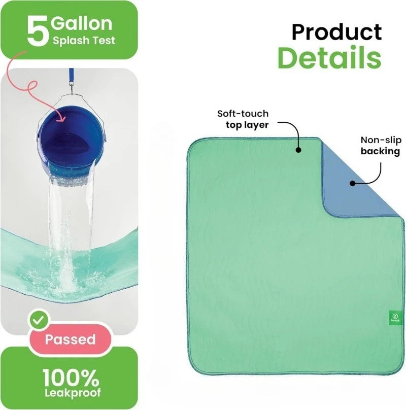 Washable Reusable Pet Training Pad Waterproof Urine Proof Dog Mat Pet Nursing Pad for Puppy/Dogs