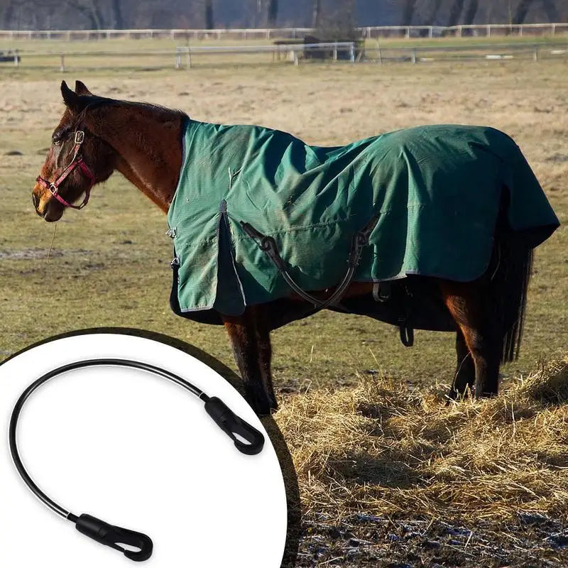 Horse Blanket Leg Straps Elastic Replacement Comfortable Sheet Fixing Belt