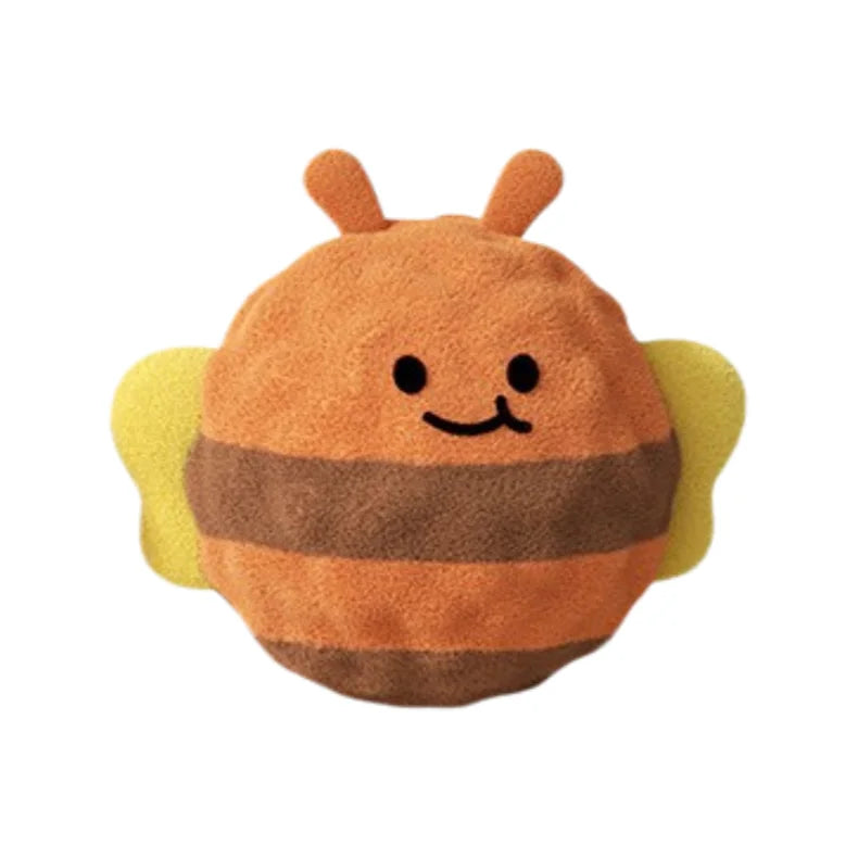 Interactive Squeaky Plush Dog Toy