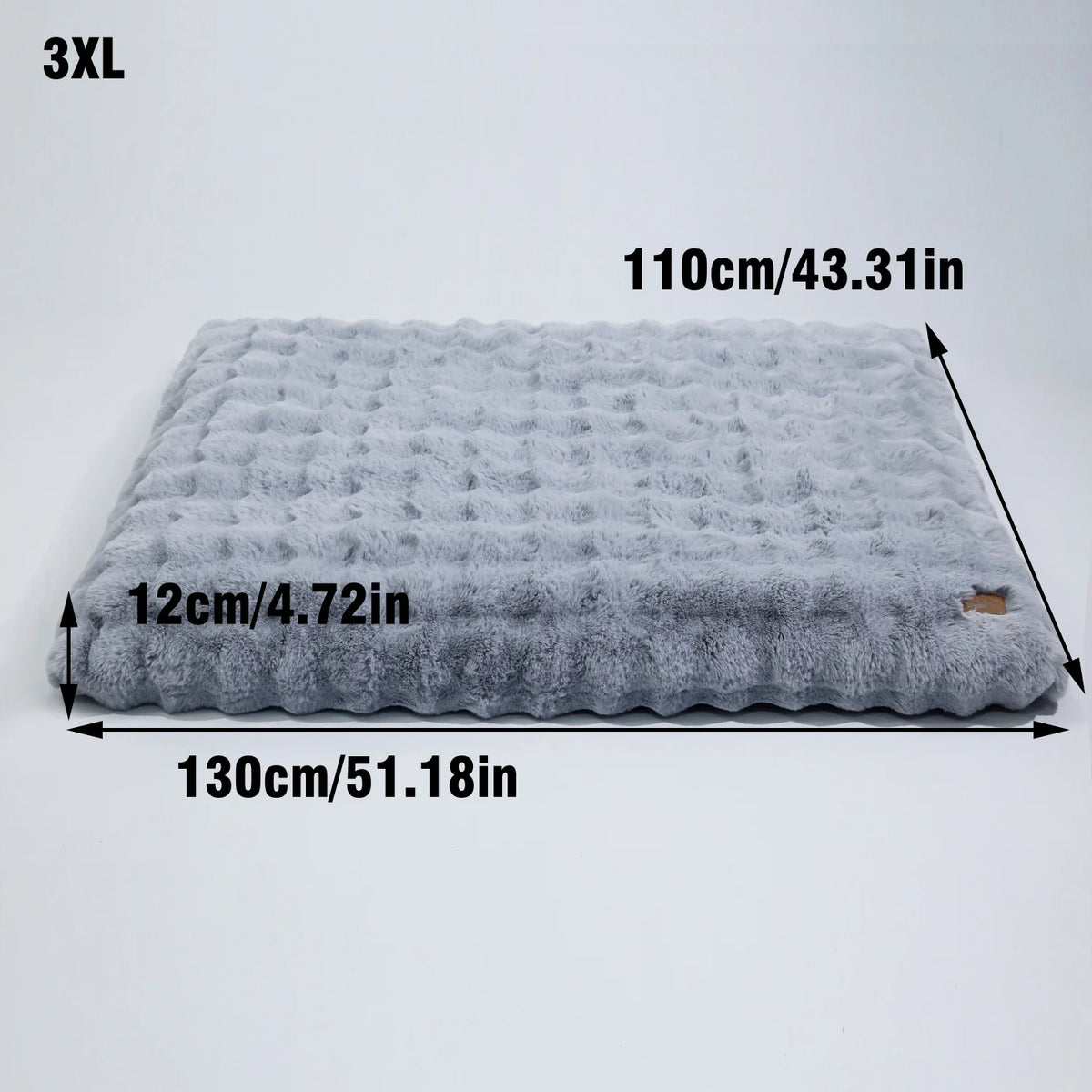 Ultra-soft Plush Pet Bed With Thicker Foam Base That Comes In Multiple Sizes