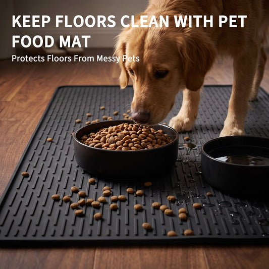 Silicone Waterproof Non-Slip Cat Litter Mat - Whiskersnwigglesshop