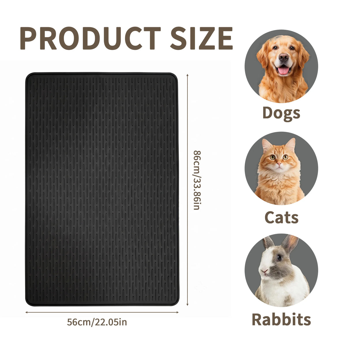 Silicone Waterproof Non-Slip Cat Litter Mat - Whiskersnwigglesshop