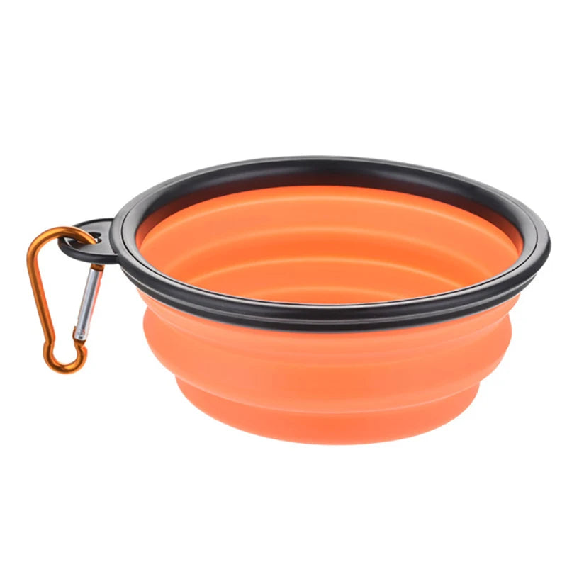 Durable Collapsible Travel Portable Pet Food Bowl for Pets - Whiskersnwigglesshop