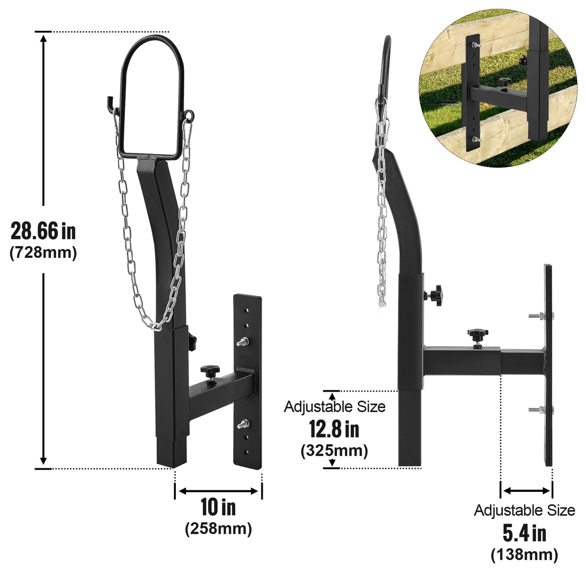 Goat & Sheep Livestock Metal Stand for Milking/Shearing - Stand 21" to 33" Adjustable Height - Whiskersnwigglesshop