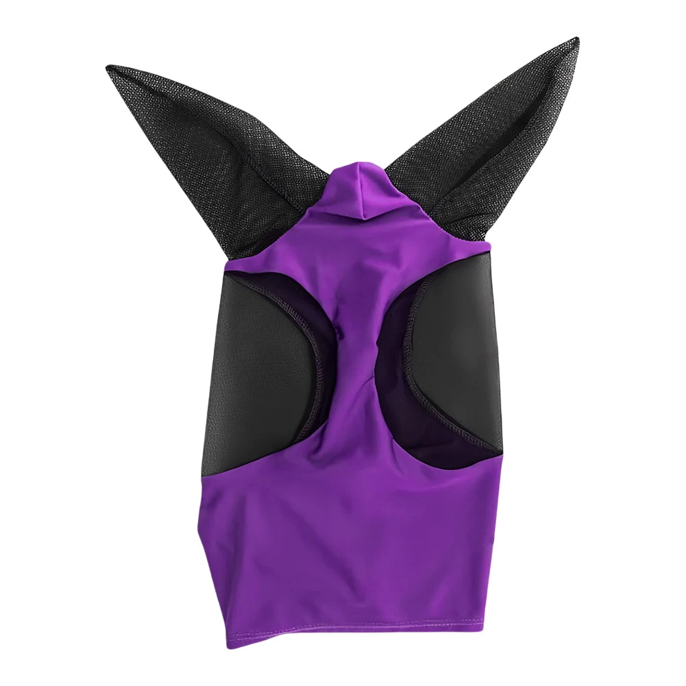 Anti Fly Stretchy Knitted Mesh Mask Breathable Anti Mosquito Mask Ear Protection Fly Mask Bonnet Net Anti-Worms