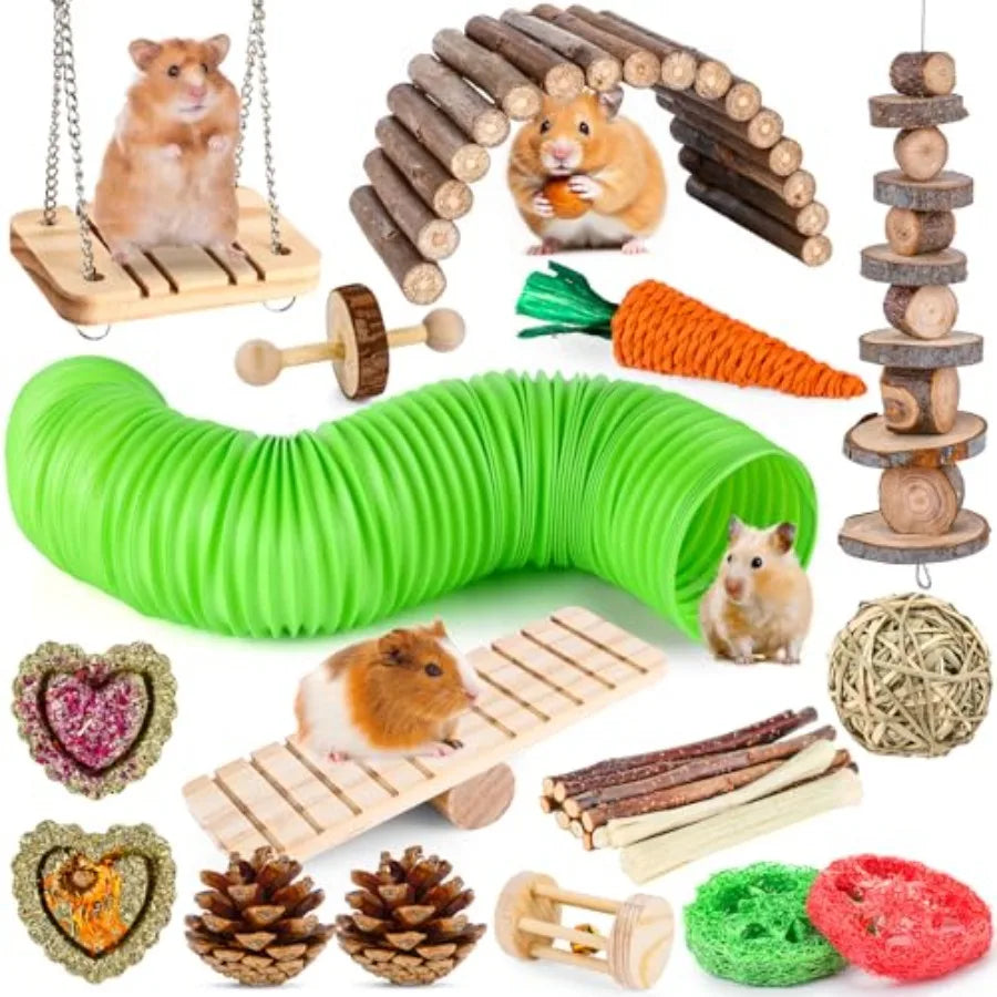 Small Animal Toys Set - Whiskersnwigglesshop