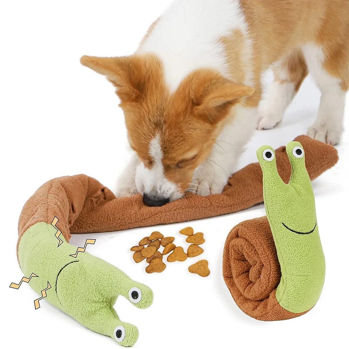 Snail Sniffing Interactive Toy/Slow Feeder Hiding Mat for Interactive Pet Training