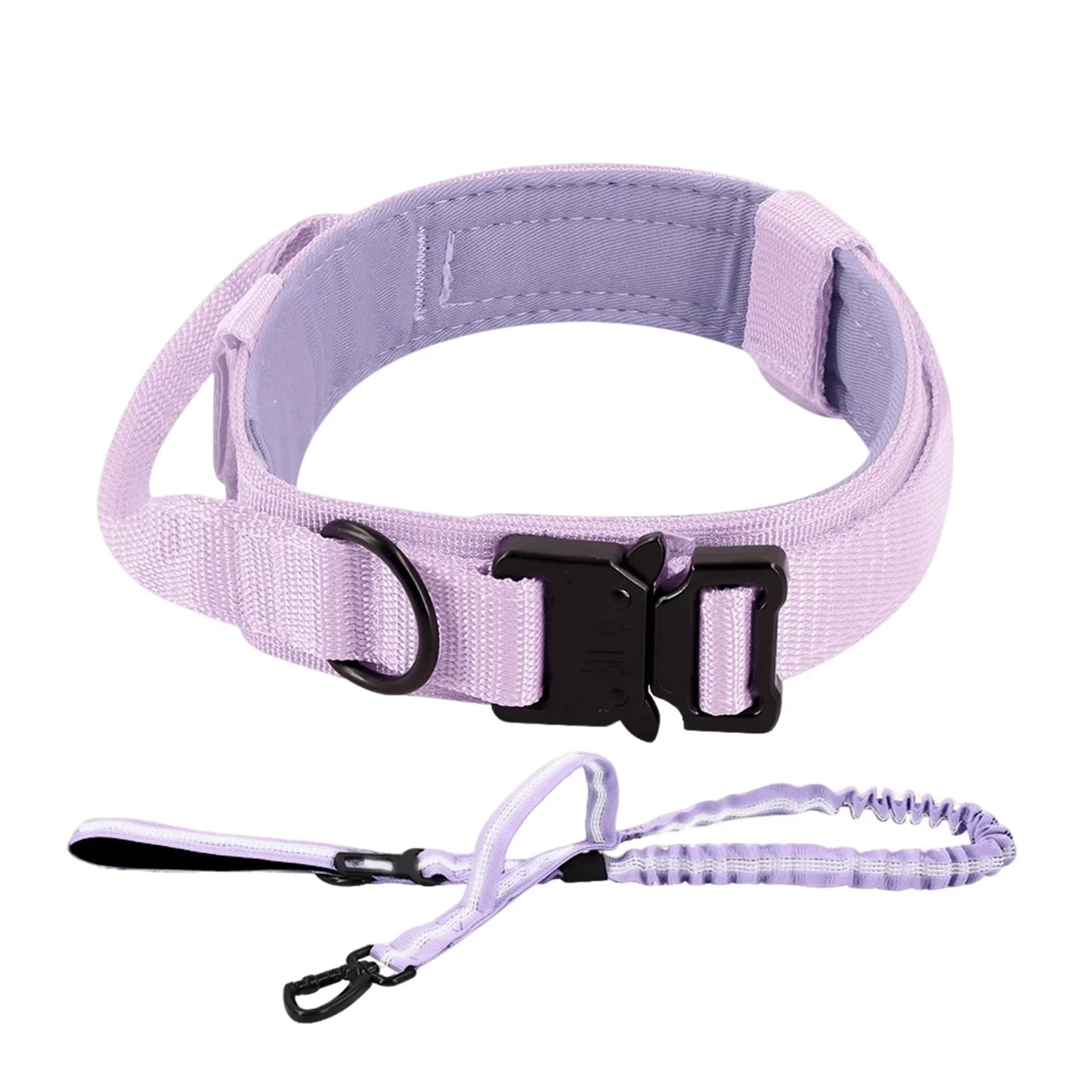 Adjustable Tactical Dog Training Collar And Leash Set with Control Handle Lead Collar