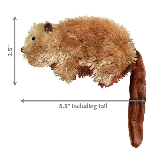 Beaver Dog Toy with Squeaker for Small Dogs - Whiskersnwigglesshop