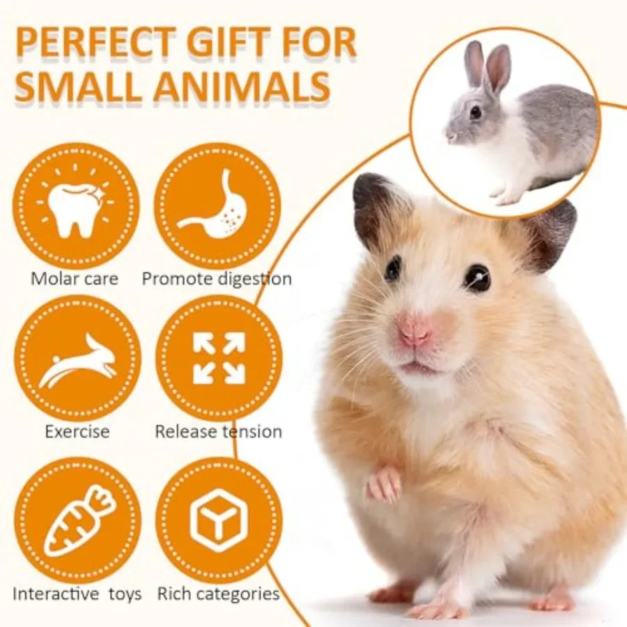 Small Animal Toys Set - Whiskersnwigglesshop