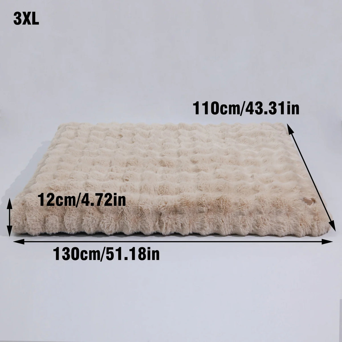 Ultra-soft Plush Pet Bed With Thicker Foam Base That Comes In Multiple Sizes