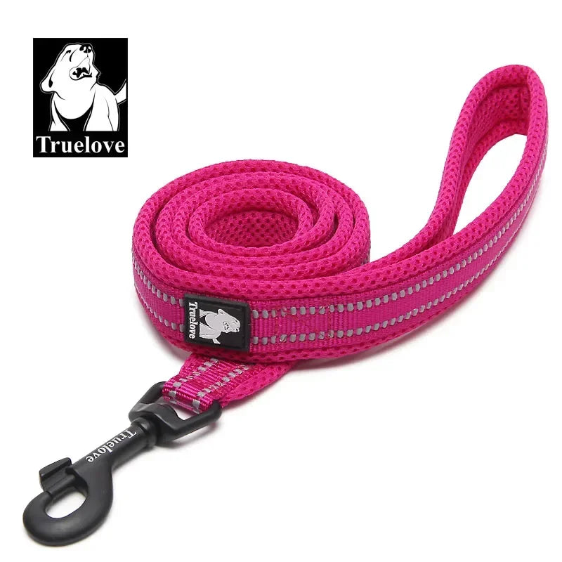 Truelove Reflective Nylon Mesh Padded Pet Leash
