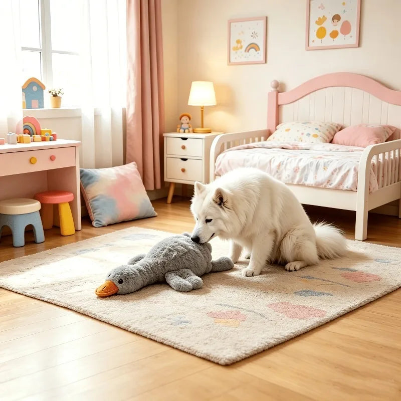 Washable Soft Duck Pet Companion Toy