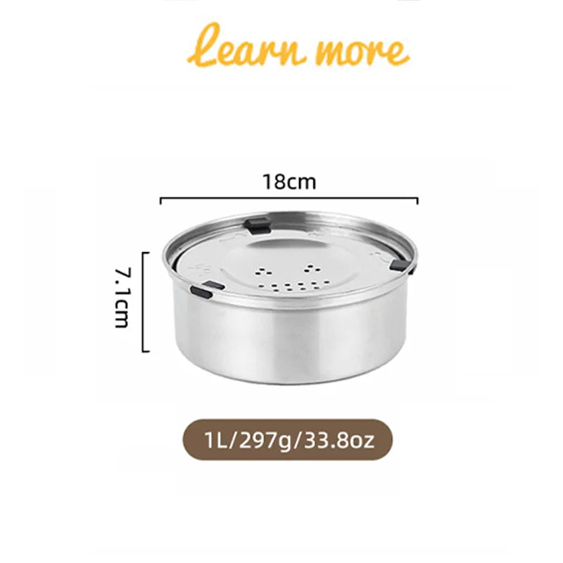 Big Capacity Stainless Steel Dog Floating Bowl/No Spill Anti-Splash Dog Water Dispenser