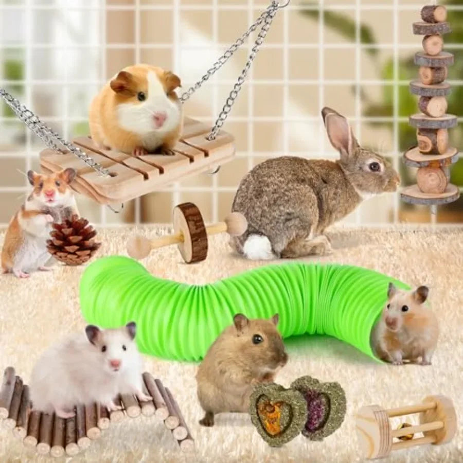 Small Animal Toys Set - Whiskersnwigglesshop