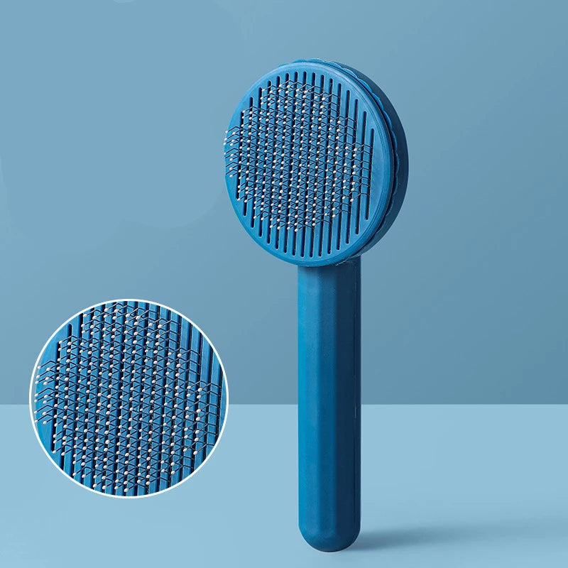 Self-Cleaning Pet Comb for Cats & Dogs