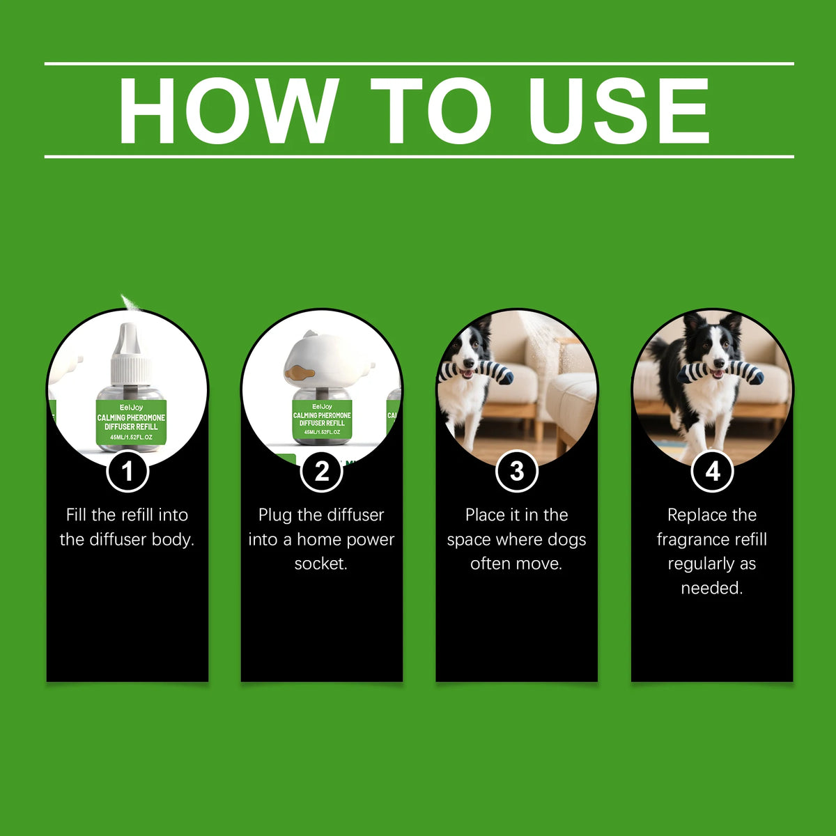 Pet Calming Diffuser / Behavior Aid for Anxious Dogs Essential Oil Free