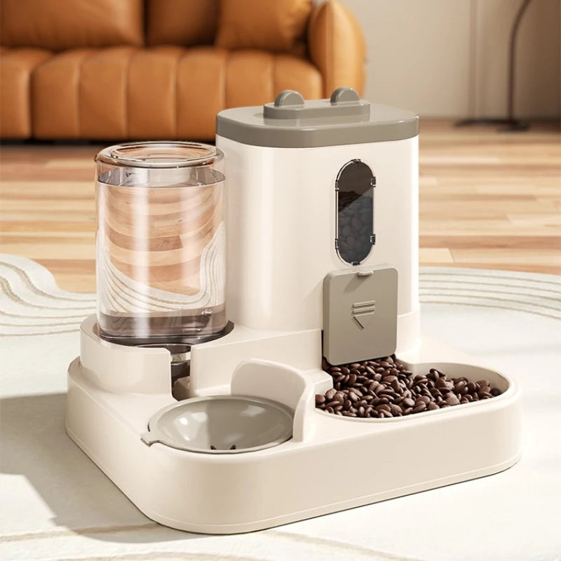 Automatic Feeder with Spill Proof Design for Small Medium Large Pets
