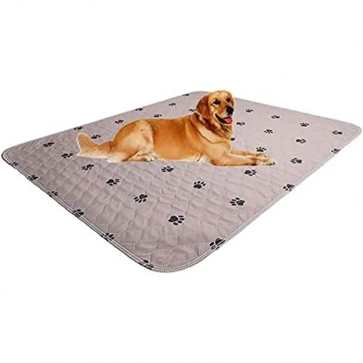 Super Absorbing Waterproof Pet Training Pads for Dog Bed Mat with Puppy Grooming Gloves Washable/Reusable