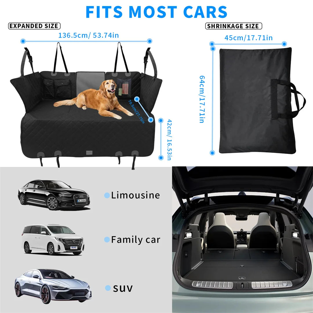 Waterproof/Scratch-Proof Car Seat Cover Seat Extender for Pet Travel