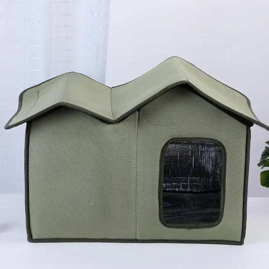 Waterproof Outdoor Cat House/Pet Cat Cave - Whiskersnwigglesshop