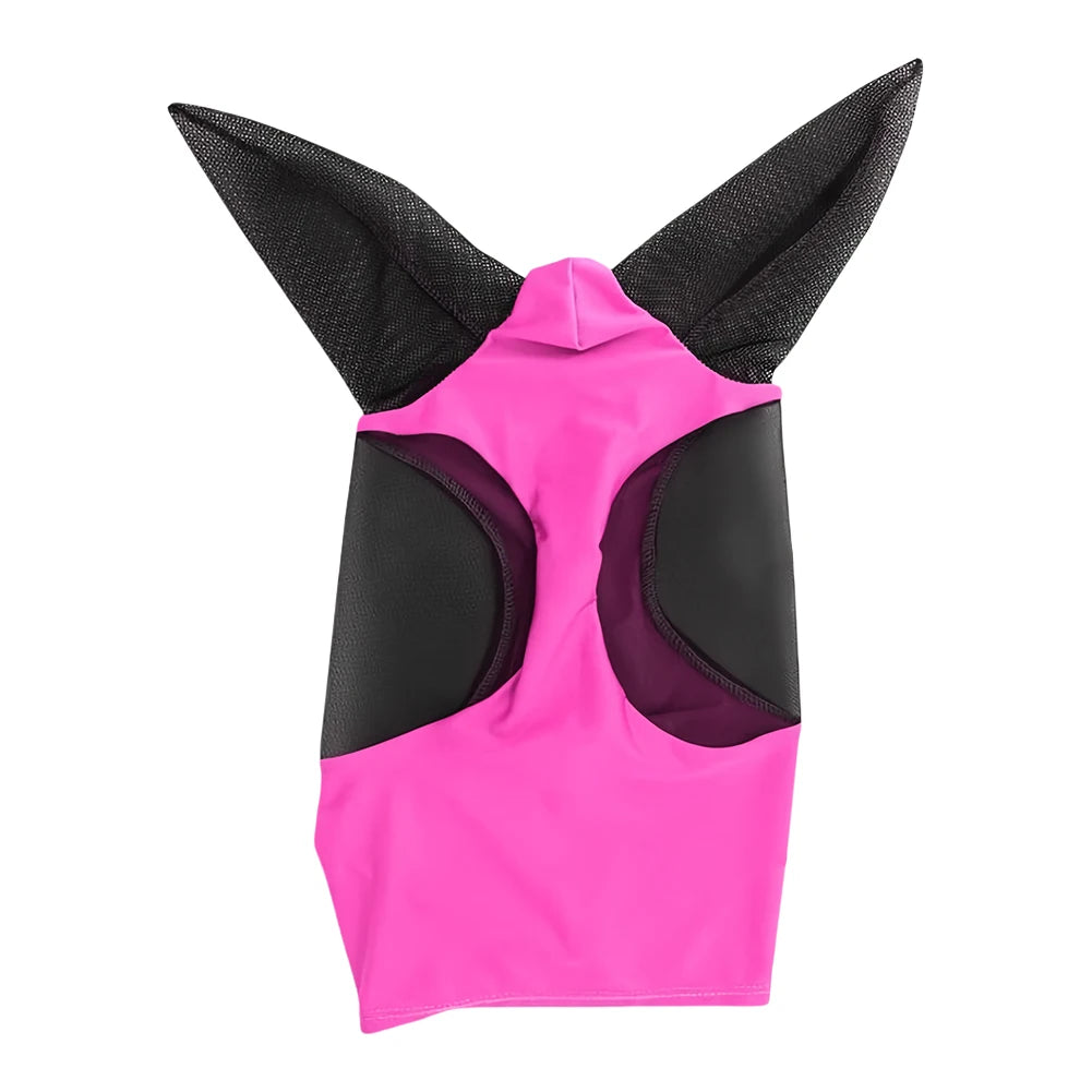 Anti Fly Stretchy Knitted Mesh Mask Breathable Anti Mosquito Mask Ear Protection Fly Mask Bonnet Net Anti-Worms