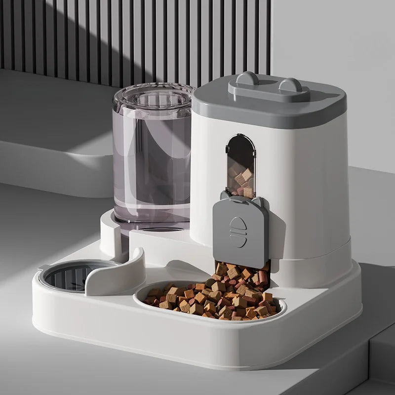 Automatic Feeder with Spill Proof Design for Small Medium Large Pets