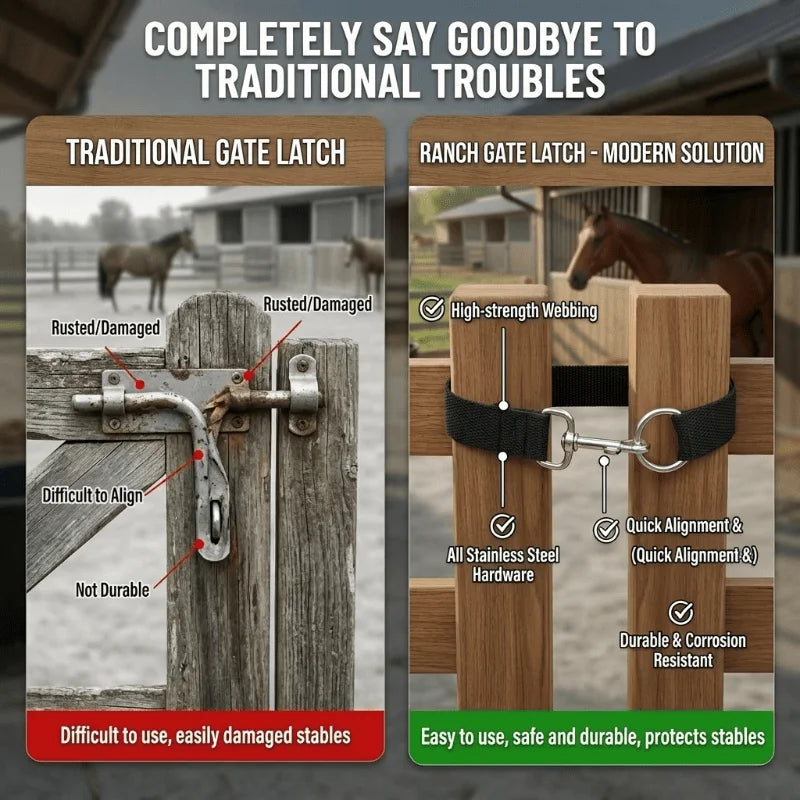 3 Easy Horse Latches/Gate Hooks - Whiskersnwigglesshop