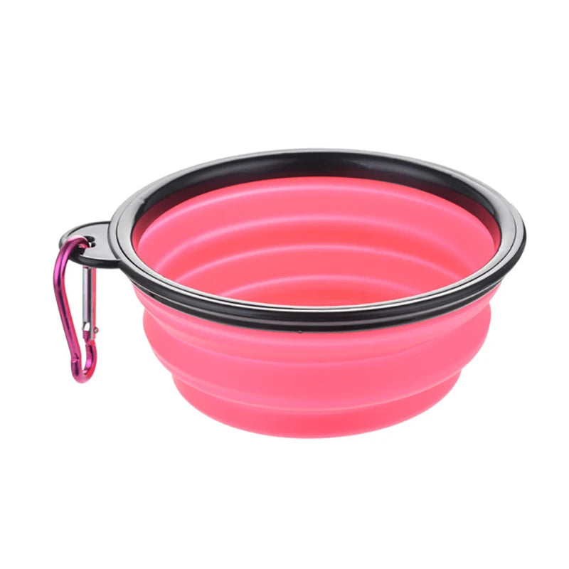 Durable Collapsible Travel Portable Pet Food Bowl for Pets - Whiskersnwigglesshop