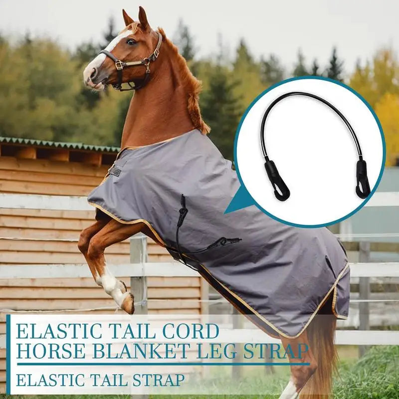 Horse Blanket Leg Straps Elastic Replacement Comfortable Sheet Fixing Belt