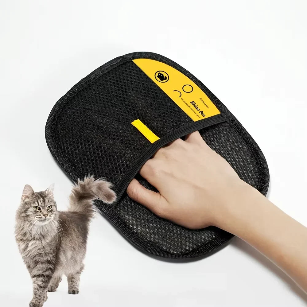 Pet Hair Remover Portable Washable Clothes Hair Dehairing Gloves Pet Cleaning Product