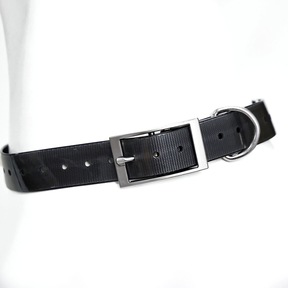 2.5cm Wide Heavy Duty TPU Waterproof Dog Collar in 8 Colors