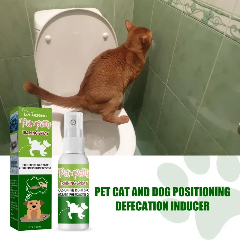 30ml Pet Toilet Training Spray for Potty Positioning Trainer Safe & Effective