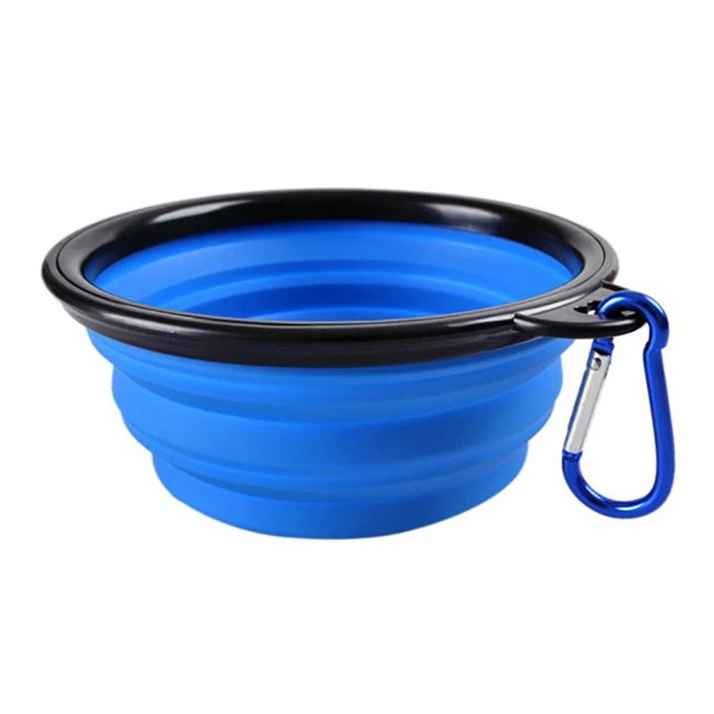 Durable Collapsible Travel Portable Pet Food Bowl for Pets - Whiskersnwigglesshop