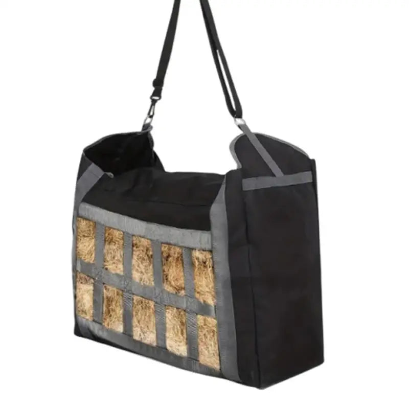 Horse Hay Bag Strong Load Bearing Hangable Horse Feeder Water Resistant Hay Storage Container Slow Feed Hay Bag