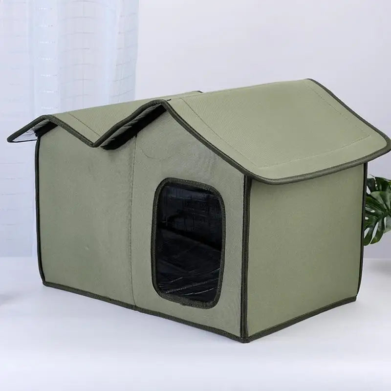 Waterproof Outdoor Cat House/Pet Cat Cave - Whiskersnwigglesshop