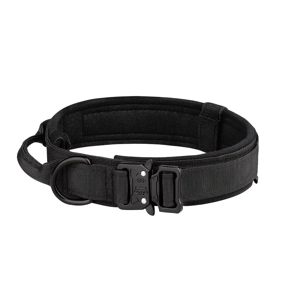 Adjustable Tactical Dog Training Collar And Leash Set with Control Handle Lead Collar