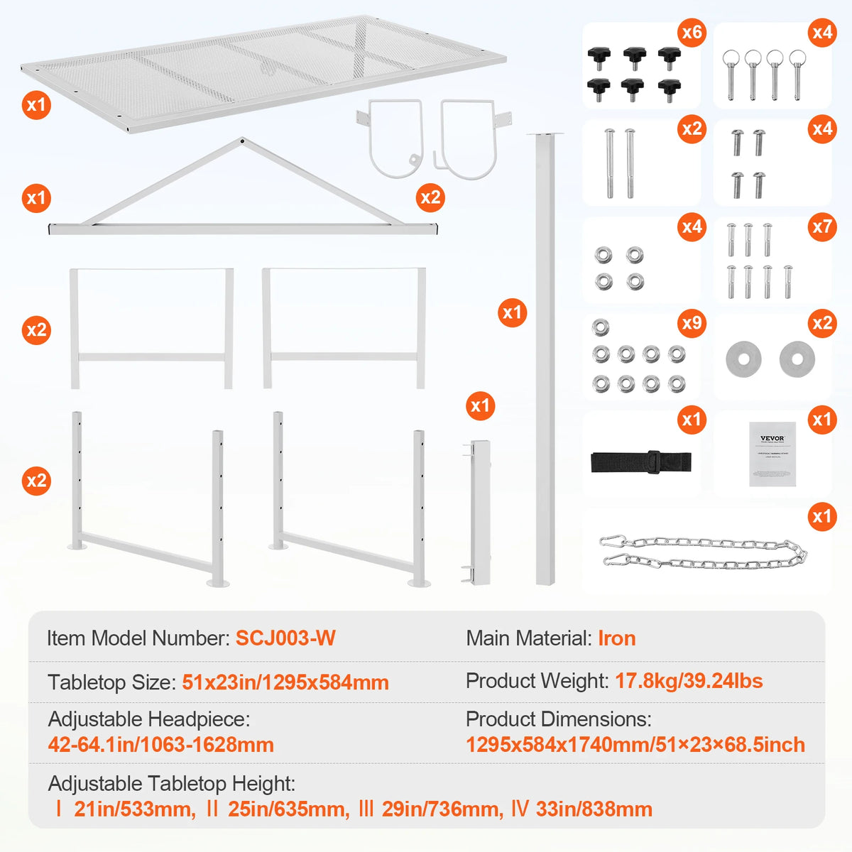 Goat & Sheep Livestock Metal Stand for Milking/Shearing - Stand 21" to 33" Adjustable Height - Whiskersnwigglesshop