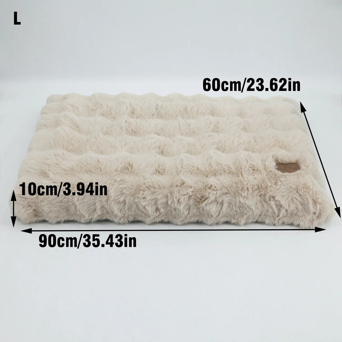 Ultra-soft Plush Pet Bed With Thicker Foam Base That Comes In Multiple Sizes