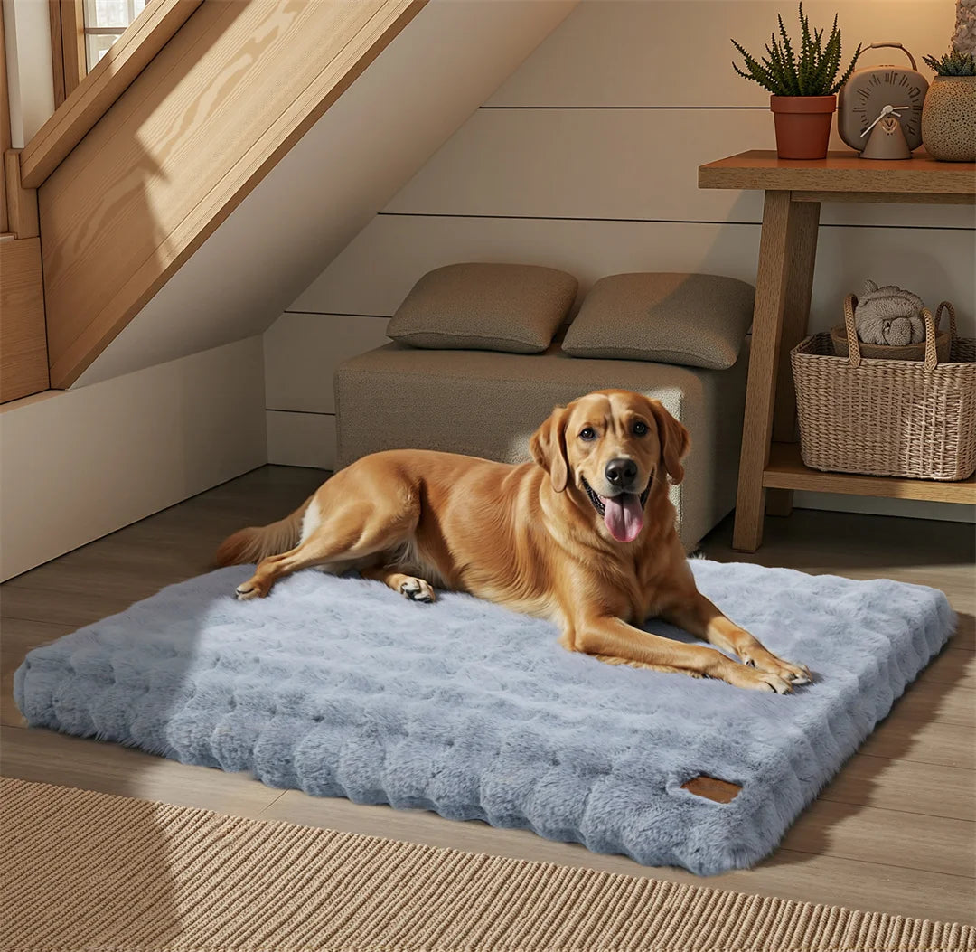 BINGOPAW Ultra-Soft Dog Bed with Removable Cover Machine Washable Cozy Sleep Bed