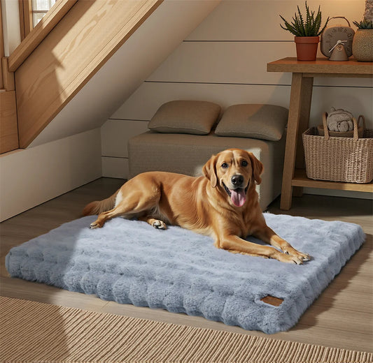 BINGOPAW Ultra-Soft Dog Bed with Removable Cover Machine Washable Cozy Sleep Bed