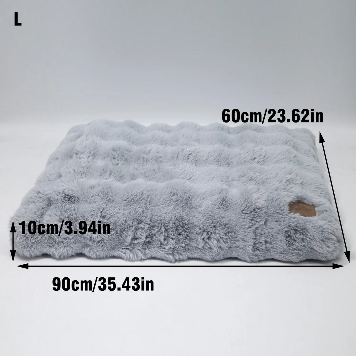 Ultra-soft Plush Pet Bed With Thicker Foam Base That Comes In Multiple Sizes