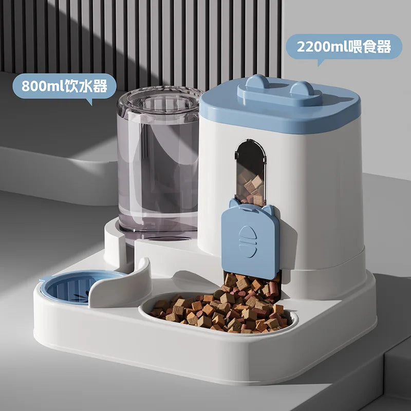 Automatic Feeder with Spill Proof Design for Small Medium Large Pets