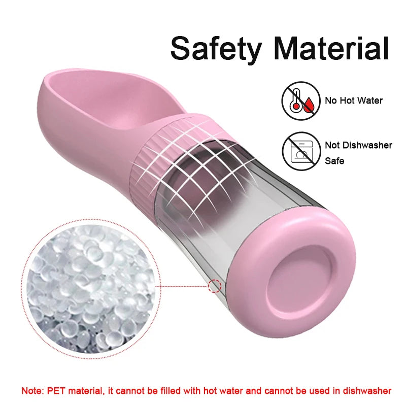 Portable 2 in 1 Dog Water Bottle With Food Container - Whiskersnwigglesshop