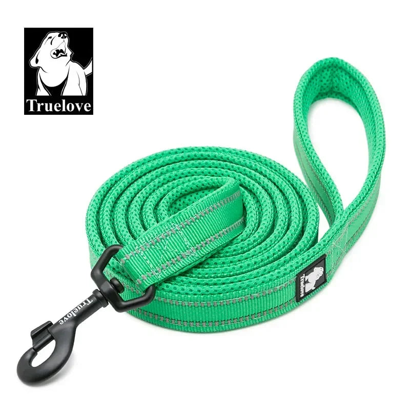 Truelove Reflective Nylon Mesh Padded Pet Leash