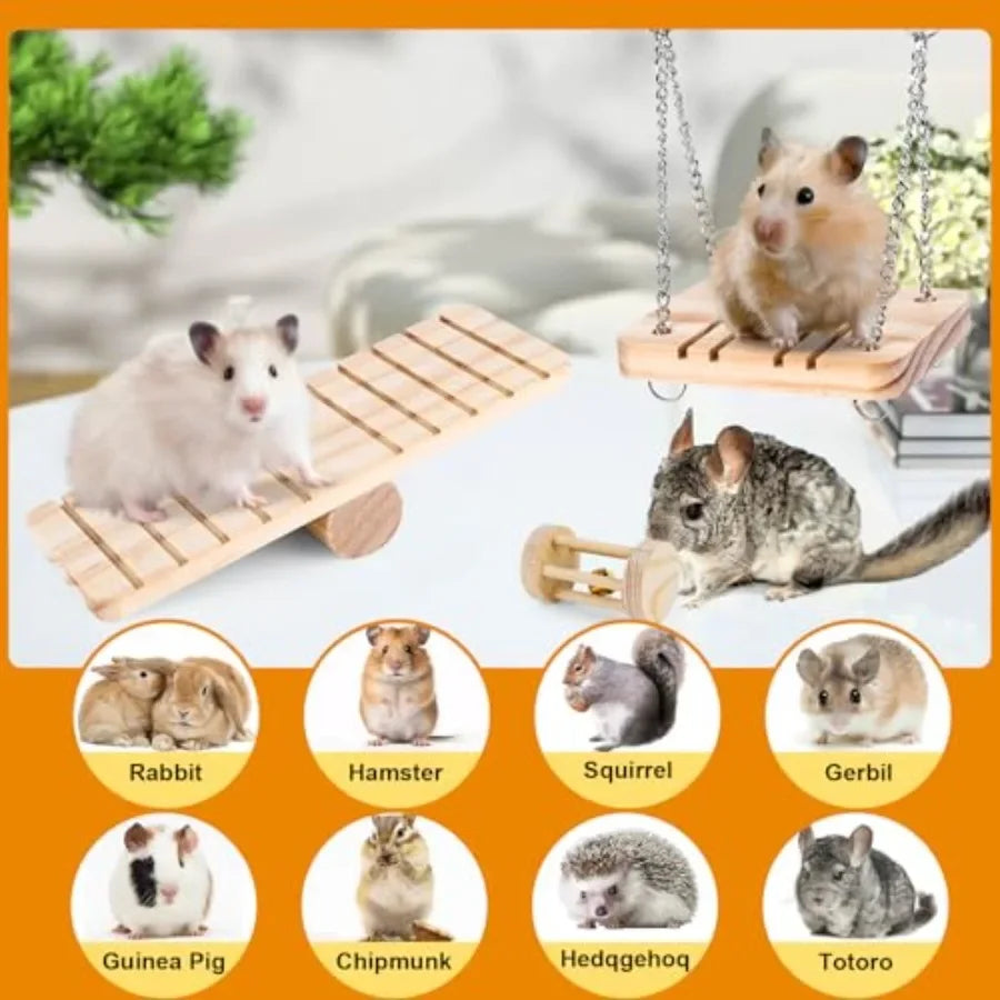 Small Animal Toys Set - Whiskersnwigglesshop