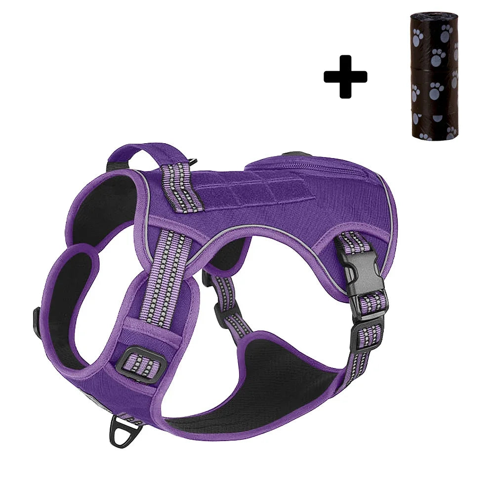 High Quality No Pull Big Dog Harness with Handle